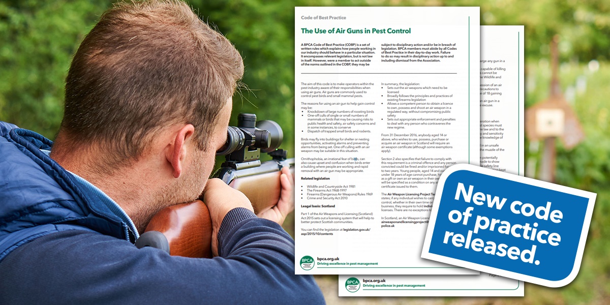 New BPCA Code of Best Practice Air Guns Released